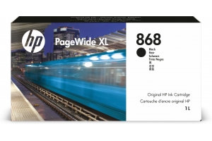 HP 868 1 liter inktcartridge voor PageWide XL, zwart