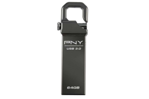 PNY 64GB Hook Attaché USB flash drive USB Type-A 3.2 Gen 1 (3.1 Gen 1) Zwart