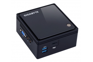 Gigabyte GB-BACE-3160 PC/workstation barebone 0,69L maat pc Zwart J3160 1,6 GHz