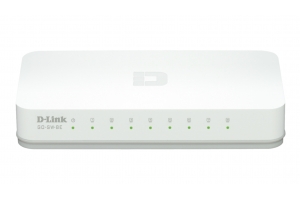 D-Link GO-SW-8E/E netwerk-switch Unmanaged Fast Ethernet (10/100) Wit