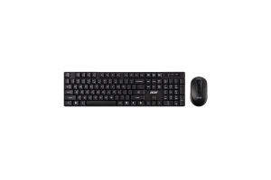 Acer Combo Set - Wireless Keyboard+mouse toetsenbord Inclusief muis Thuis/Werk USB Zwart, Grijs