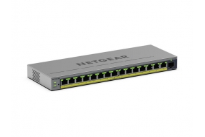 NETGEAR GS116EP Managed L2/L3 Gigabit Ethernet (10/100/1000) Power over Ethernet (PoE) Grijs