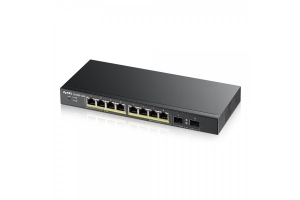 Zyxel GS1900-8HP v3 PoE Managed L2 Gigabit Ethernet (10/100/1000) Power over Ethernet (PoE) Zwart