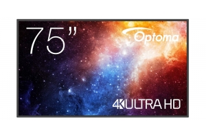 Optoma N3751K Digitale signage flatscreen 190,5 cm (75") LED Wifi 450 cd/m² 4K Ultra HD Zwart Android 11 24/7