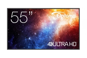 Optoma N3551K Digitale signage flatscreen 139,7 cm (55") LED Wifi 450 cd/m² 4K Ultra HD Zwart Android 11 24/7