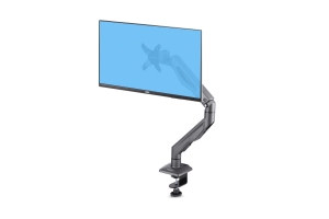 StarTech.com Single Monitor Arm voor Bureau, Tot 32" Scherm, Max 10kg, VESA 75x75/100x100, C-Klem, Volledig Scharnierend, Arm met Veermechanisme, TAA-compliant