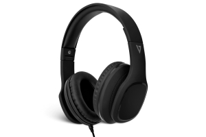 V7 HA701-3EP hoofdtelefoon/headset Hoofdtelefoons Bedraad Hoofdband Oproepen/muziek Zwart