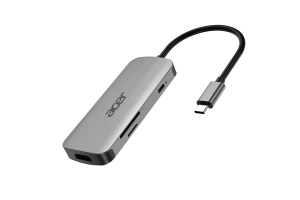 Acer HP.DSCAB.008 laptop dock & poortreplicator Bedraad USB 3.2 Gen 2 (3.1 Gen 2) Type-C Zilver