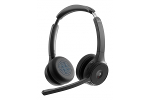 Cisco HS-WL-722-BUNA-C hoofdtelefoon/headset Draadloos Hoofdband Kantoor/callcenter Bluetooth Zwart
