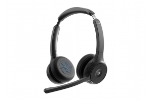 Cisco HS-WL-722-BUNA-C hoofdtelefoon/headset Draadloos Hoofdband Kantoor/callcenter Bluetooth Zwart