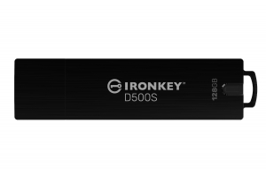 Kingston Technology IronKey 128GB D500S FIPS 140-3 niveau 3 (aangevraagd) AES-256