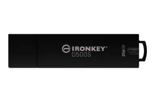 Kingston Technology IronKey 256GB D500S FIPS 140-3 niveau 3 (aangevraagd) AES-256