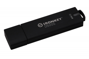 Kingston Technology IronKey 64GB D500S FIPS 140-3 niveau 3 (aangevraagd) AES-256