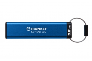 Kingston Technology IronKey 32GB Keypad 200, FIPS 140-3 Lvl 3 (aangevraagd) AES-256 versleuteld