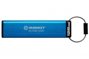 Kingston Technology IronKey 128GB USB-C Keypad 200C, FIPS 140-3 Lvl 3 (aangevraagd) AES-256