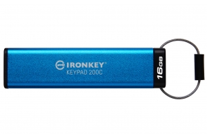 Kingston Technology IronKey 16GB USB-C Keypad 200C, FIPS 140-3 Lvl 3 (aangevraagd) AES-256