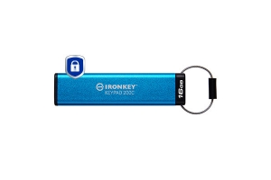 Kingston Technology IronKey 16GB USB-C Keypad 200C, FIPS 140-3 Lvl 3 (aangevraagd) AES-256