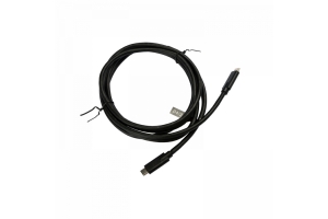 V7 V7UCC-2M-BLK-1E USB-kabel USB C Zwart