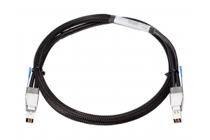 HPE Aruba Networking 2920/2930M 1m Stacking Cable InfiniBand en Glasvezelkabel Zwart