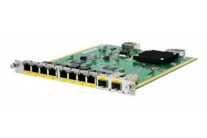 HPE Networking Comware MSR 8-port 10/100/1000BASE-T/2-port 1000BASE-X (Combo) Switch HMIM Module network switch module Fast Ethernet, Gigabit Ethernet