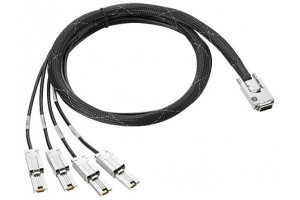 HPE StoreEver Mini-SAS High Density to 4-lane Mini-SAS External Fanout 4m Cable