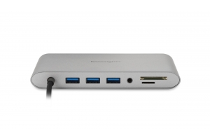 Kensington UH1440P USB-C 5Gbps Dual Video Driverless Mobile Dock – 85W Pass-Through Power – DP/HDMI/VGA