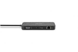 Kensington SD1650P USB-C Single 4K Portable Docking Station met 100W Power Pass-Through