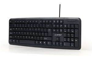 Gembird KB-U-103-ES toetsenbord Thuis USB Spaans Zwart