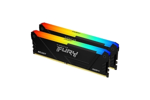 Kingston Technology FURY 32GB 2666MT/s DDR4 CL16 DIMM (Sets van 2) Beast RGB