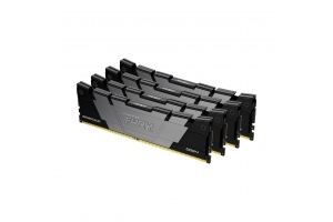 Kingston Technology FURY 64GB 3200MT/s DDR4 CL16 DIMM (set van 4) 1Gx8 Renegade Zwart