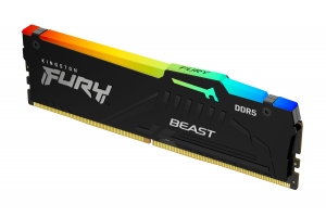 Kingston Technology FURY Beast 16GB 4800MT/s DDR5 CL38 DIMM Black RGB