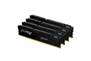 Kingston Technology FURY Beast 128GB 5200MT/s DDR5 CL40 DIMM (set van 4) Black XMP
