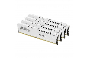 Kingston Technology FURY Beast 128GB 5200MT/s DDR5 CL40 DIMM (set van 4) White XMP