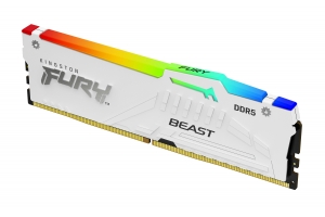 Kingston Technology FURY Beast 16GB 5600MT/s DDR5 CL40 DIMM White RGB XMP
