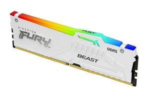 Kingston Technology FURY Beast 16GB 6000MT/s DDR5 CL30 DIMM White RGB EXPO