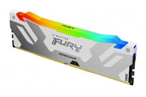 Kingston Technology FURY 16GB 6400MT/s DDR5 CL32 DIMM Renegade RGB White XMP