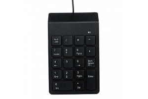Gembird KPD-U-03 numeriek toetsenbord Laptop/pc USB Zwart