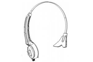 Zebra KT-HS3X-OHEAD1-01 hoofdtelefoon accessoire Hoofdband