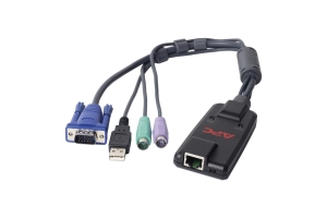 APC KVM 2G, servermodule, PS/2 met virtuele media