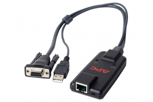 APC KVM-SERIAL toetsenbord-video-muis (kvm) kabel Zwart