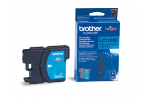 Brother LC1100C inktcartridge 1 stuk(s) Origineel Normaal rendement Cyaan