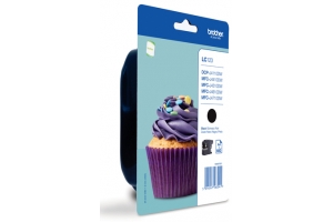 Brother LC-123BKBP inktcartridge 1 stuk(s) Origineel Zwart