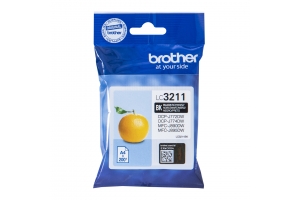 Brother LC-3211BK inktcartridge Origineel Normaal rendement Zwart