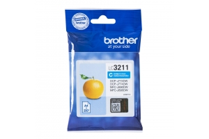 Brother LC-3211C inktcartridge Origineel Normaal rendement Cyaan