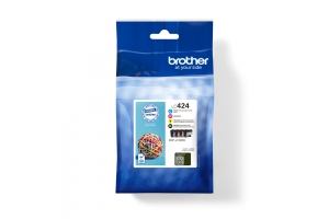 Brother LC424VAL inktcartridge 4 stuk(s) Origineel Zwart, Cyaan, Magenta, Geel
