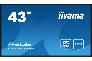 iiyama LE4341S-B1 beeldkrant Digitale signage flatscreen 108 cm (42.5") LCD 350 cd/m² Full HD Zwart 18/7