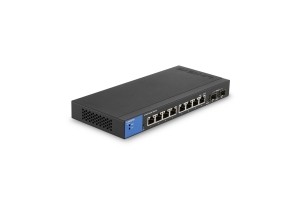 Linksys LGS310C Managed L3 Gigabit Ethernet (10/100/1000) Zwart, Blauw