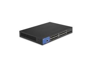Linksys 24-poorts beheerde Gigabit-netwerkswitch met vier 10G-SFP+-uplinkpoorten