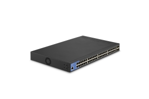 Linksys 48-poorts beheerde Gigabit-netwerkswitch, met vier 10G-SFP+-uplinkpoorten