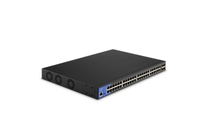 Linksys 48-poorts Gigabit PoE+-netwerkswitch, 740 W, met vier 10G-SFP+-uplinkpoorten